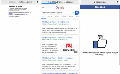 Các kênh truyền thông của Nhật Cường Mobile biến mất trên Internet