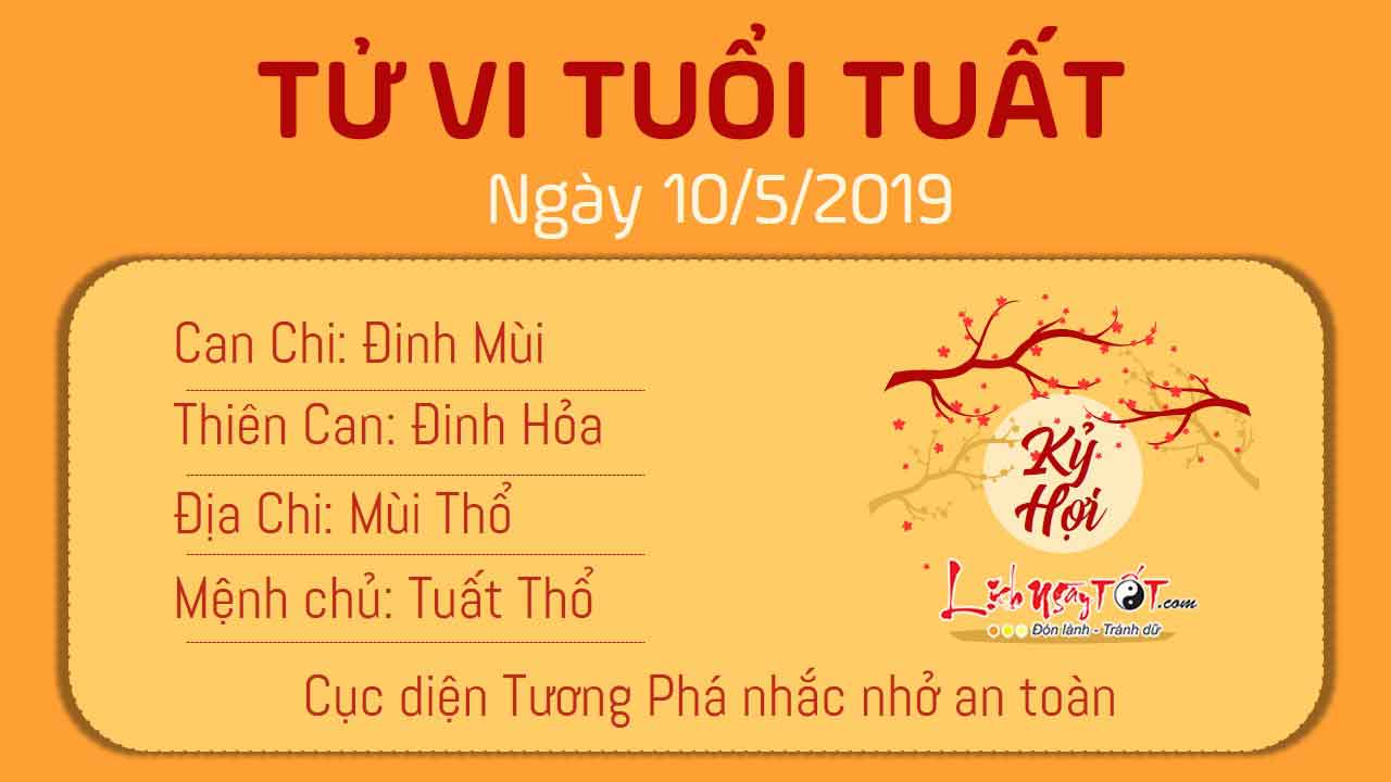 Tử vi thứ 6 ngày 10/5/2019 của 12 con giáp: Tý bị tiểu nhân quấy phá, Dậu có cơ hội phát tài Tử vi thứ 6 ngày 10/5/2019 của 12 con giáp: Tý bị tiểu nhân quấy phá, Dậu có cơ hội phát tài