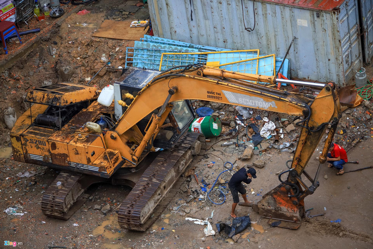 Đất vàng Sài Gòn hơn 20 năm vẫn chưa thi công xong phần... móng