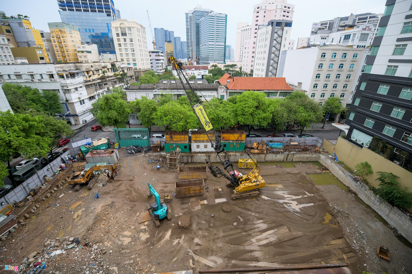 Đất vàng Sài Gòn hơn 20 năm vẫn chưa thi công xong phần... móng