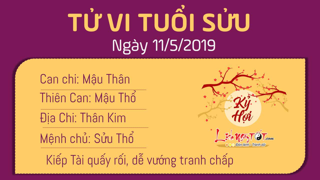 Tử vi thứ 7 ngày 11/5/2019 của 12 con giáp: Mùi đào hoa vượng vận, Hợi gặp tiểu tam