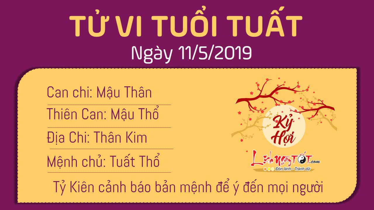 Tử vi thứ 7 ngày 11/5/2019 của 12 con giáp: Mùi đào hoa vượng vận, Hợi gặp tiểu tam