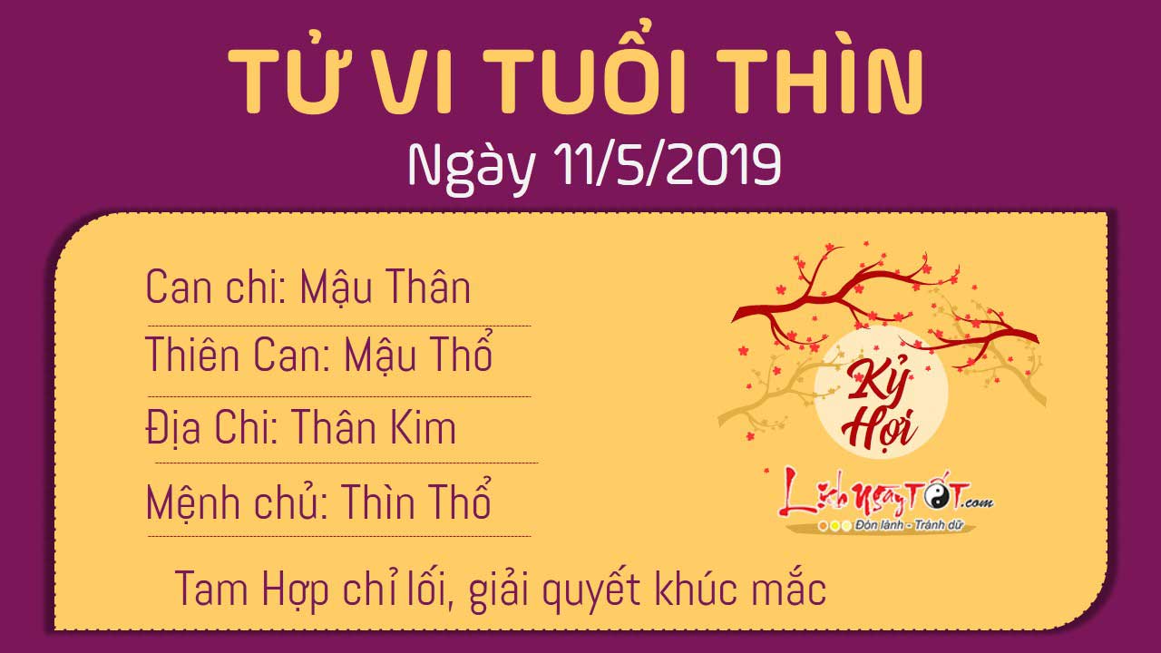 Tử vi thứ 7 ngày 11/5/2019 của 12 con giáp: Mùi đào hoa vượng vận, Hợi gặp tiểu tam