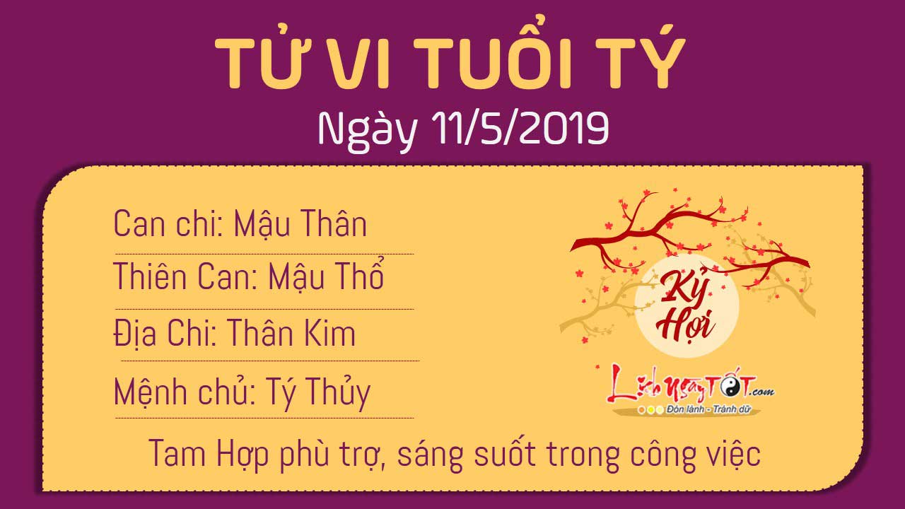 Tử vi thứ 7 ngày 11/5/2019 của 12 con giáp: Mùi đào hoa vượng vận, Hợi gặp tiểu tam