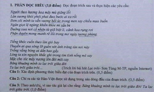 Xuất hiện đề Văn siêu thách thức chỉ có... một dấu chấm, học sinh hoang mang 1 thì dân mạng hoang mang 10 Xuất hiện đề Văn siêu thách thức chỉ có... một dấu chấm, học sinh hoang mang 1 thì dân mạng hoang mang 10