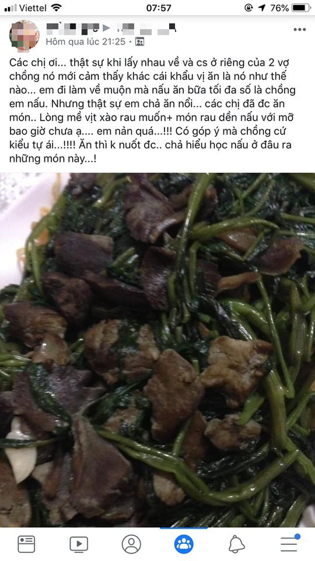 Vợ than trời vì mâm cơm tối chồng nấu, chị em lại tranh cãi gay gắt về món ăn lạ mà quen này