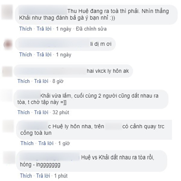 Về Nhà Đi Con lộ thêm tình tiết: Vợ chồng Huệ - Khải lôi nhau ra tòa li dị?