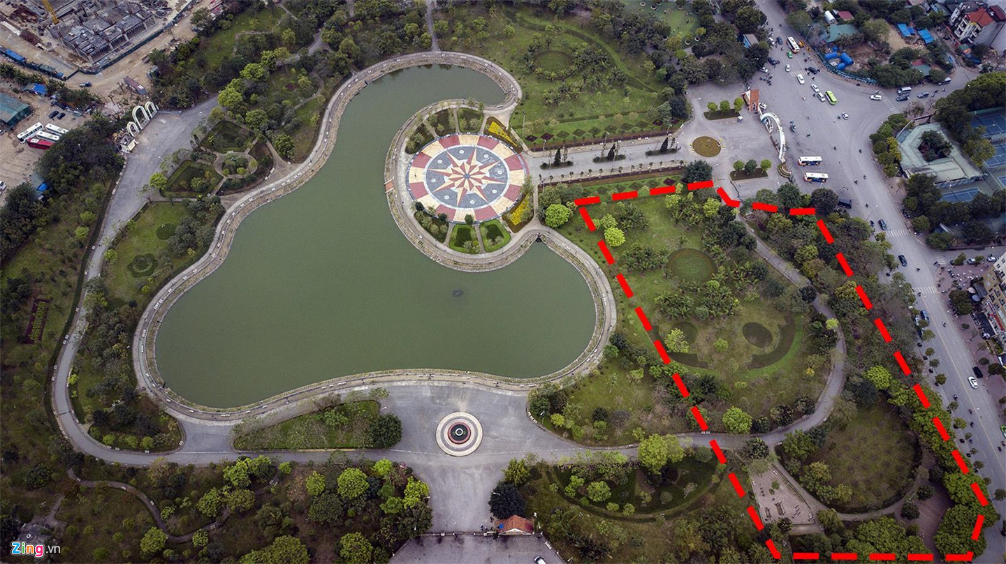 Chủ tịch Cầu Giấy mong dân hạ băng rôn phản đối bãi đỗ trong công viên