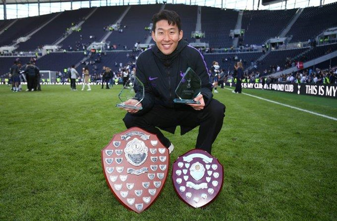 Son Heung-min giành cú đúp danh hiệu cá nhân cùng Tottenham