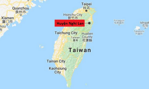 Động đất 4,9 độ làm rung chuyển một phần đảo Đài Loan