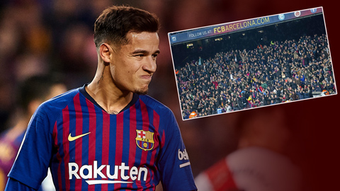 CĐV Barca la ó đội nhà, phỉ báng Coutinho