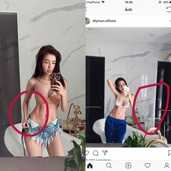 Bị chê photoshop quá đà, Elly Trần tung clip nóng bỏng từng centimet