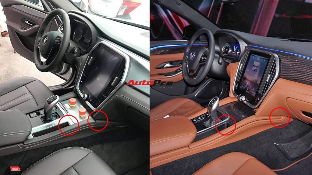 Bùng nổ tranh luận nhiều chi tiết khác biệt trên VinFast Lux tại nhà máy so với xe trưng bày