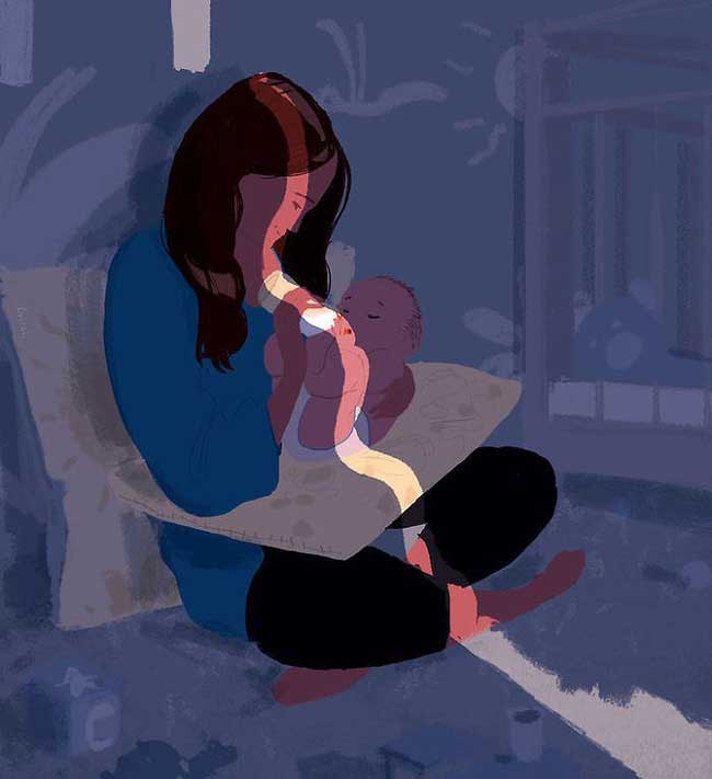 Mới sinh con được 10 ngày em đã phải ôm con bỏ nhà đi vì không chịu nổi hành động quá đáng của bố ruột