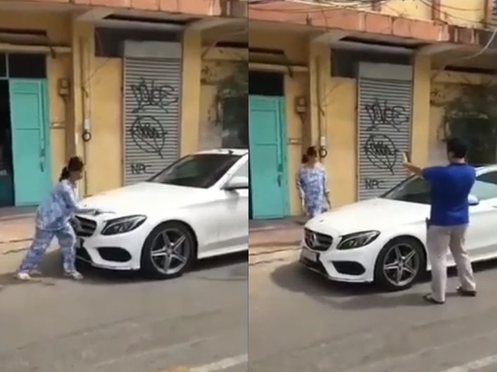 Chuyện xế hộp đỗ chắn cửa nhà bị gia chủ dùng bút xóa trừng phạt gây tranh cãi trên MXH