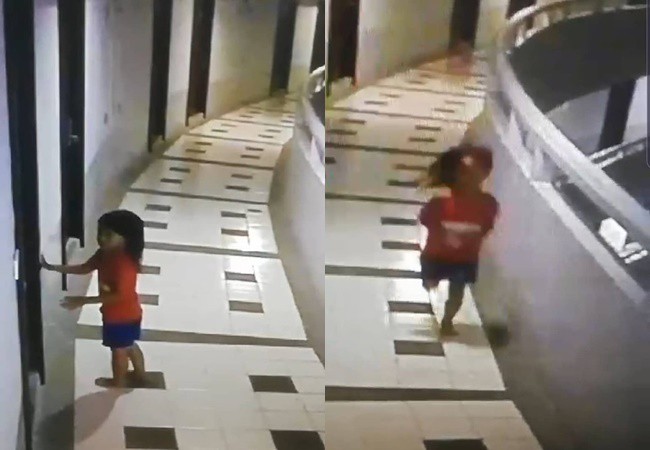 Đi du lịch cùng bố, bé gái 5 tuổi nguy kịch khi rơi xuống từ tầng 12 nhưng hình ảnh qua camera mới tiết lộ sự thật rùng mình