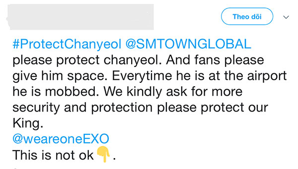 Chanyeol (EXO) bị fan xô đẩy và thúc cùi chỏ vào sườn, Sehun e sợ trước tình trạng hỗn loạn mất kiểm soát tại sân bay