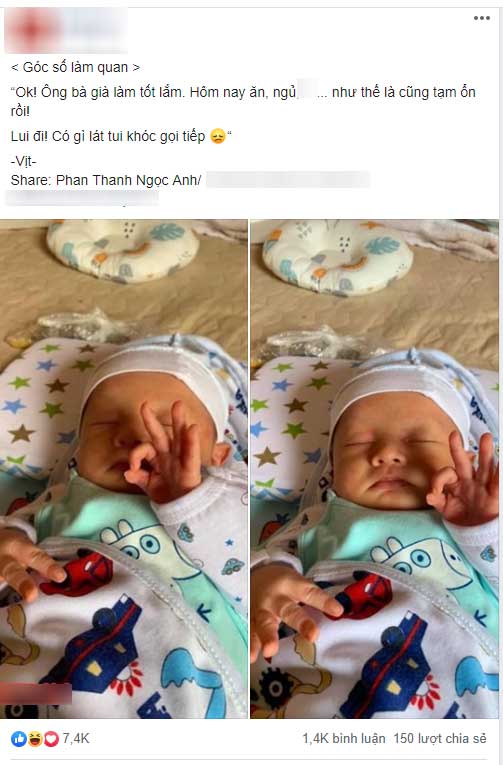 Em bé vàng trong làng làm dáng: Thấy máy ảnh lia tới thì đang lim dim ngủ cũng phải tranh thủ giơ tay tạo kiểu