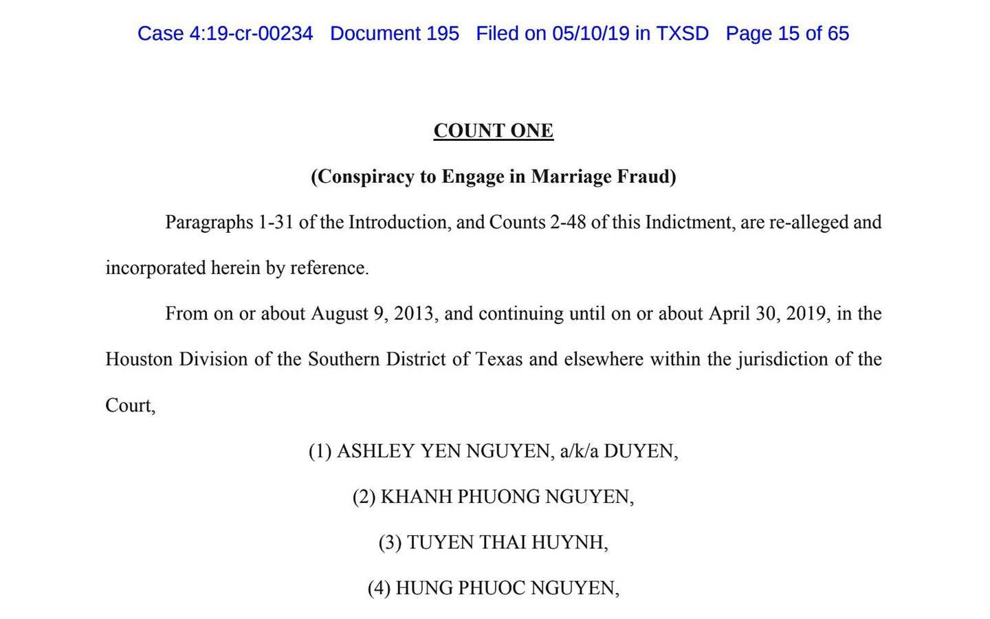 Dịch vụ trọn gói của đường dây môi giới hôn nhân giả gốc Việt ở Mỹ