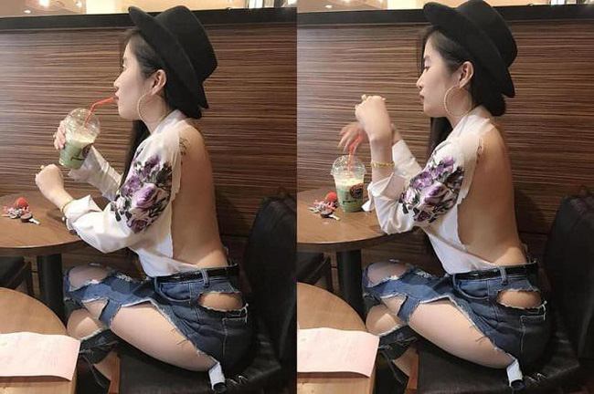 Vừa nóng trở lại, cô gái trẻ đã gây bão mạng vì không mặc quần đi siêu thị