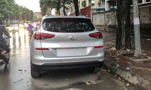Hyundai Tucson mới xuất hiện trên đường phố Hà Nội