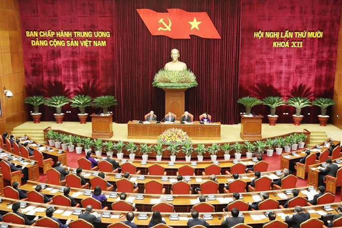 Cận cảnh khai mạc Hội nghị Trung ương 10 Cận cảnh khai mạc Hội nghị Trung ương 10