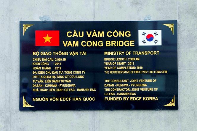 Ngày 19/5, thông xe cầu Vàm Cống 5700 tỷ đồng