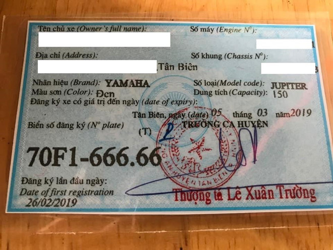 Yamaha Exciter 150 biển số ngũ quý hét giá gần 200 triệu