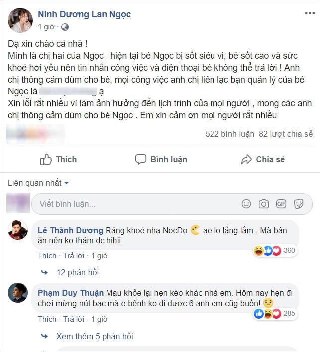 Ninh Dương Lan Ngọc cấp cứu, kiệt sức vì quay Running Man