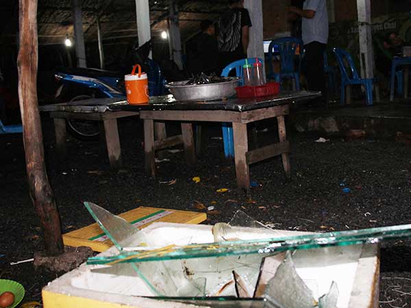 9 người bị triệu tập vì đập phá quán nước đánh khách ở Long An