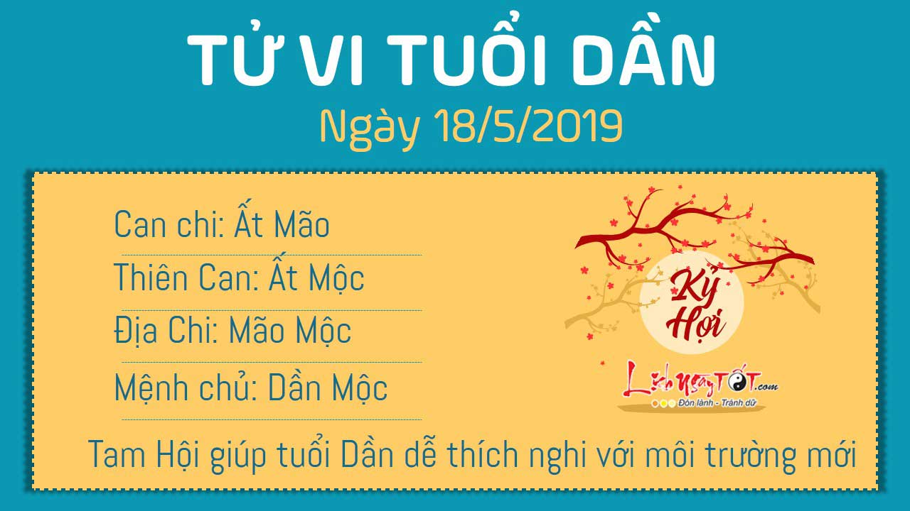 Tử vi thứ 7 ngày 18/5/2019 của 12 con giáp: Ngọ làm ăn lỗ vốn, Tị đào hoa