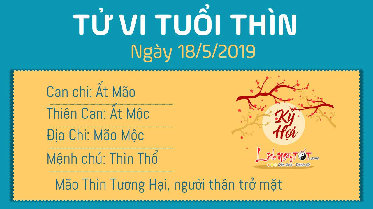Tử vi thứ 7 ngày 18/5/2019 của 12 con giáp: Ngọ làm ăn lỗ vốn, Tị đào hoa