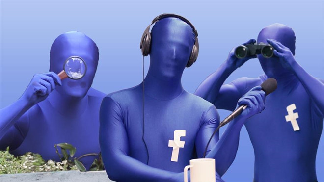 Vừa nói chuyện phút trước, phút sau đã thấy quảng cáo Facebook