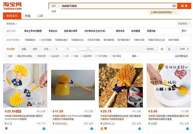 Giấy vệ sinh hình Tổng thống Trump đắt hàng ở Trung Quốc