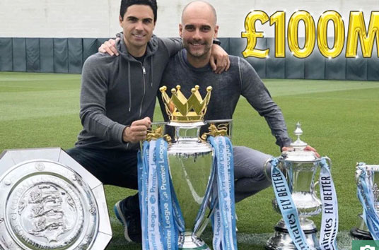Choáng vì phần thưởng siêu khủng của Man City cho Pep Guardiola