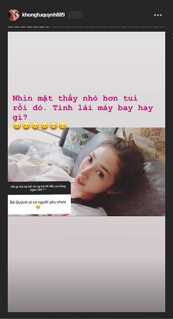 Hậu chia tay Ngô Kiến Huy, Khổng Tú Quỳnh phản ứng thế nào khi bị hỏi có người yêu chưa? - 2 Hậu chia tay Ngô Kiến Huy, Khổng Tú Quỳnh phản ứng thế nào khi bị hỏi có người yêu chưa? - 2