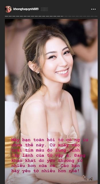 Hậu chia tay Ngô Kiến Huy, Khổng Tú Quỳnh phản ứng thế nào khi bị hỏi có người yêu chưa?