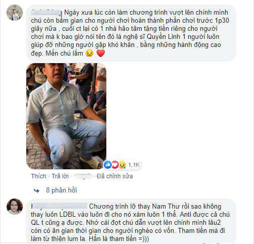 Sau tài tử Lê Tuấn Anh, hàng loạt sao Việt lên tiếng về chuyện Quyền Linh tạm dừng hoạt động vì bị chỉ trích 'hám danh' - 7 Sau tài tử Lê Tuấn Anh, hàng loạt sao Việt lên tiếng về chuyện Quyền Linh tạm dừng hoạt động vì bị chỉ trích 'hám danh' - 7