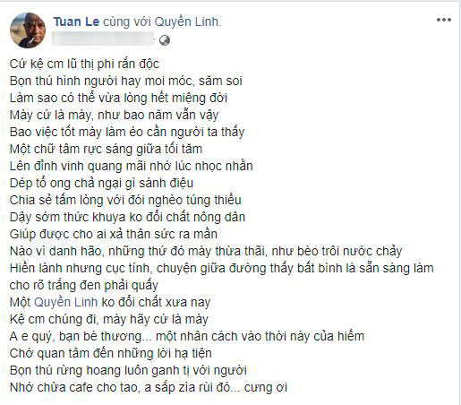 Quyền Linh làm việc cật lực để làm từ thiện nhưng vẫn bị nói đánh bóng tên tuổi, tài tử Lê Tuấn Anh lên tiếng