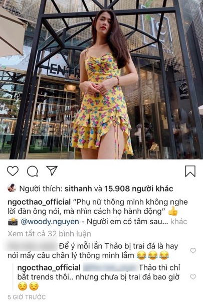 Bị nói cứ mỗi lần bạn trai 'đá' là lại lên mạng nói đạo lý, Ngọc Thảo đáp trả khiến anti-fan câm nín - 2 Bị nói cứ mỗi lần bạn trai 'đá' là lại lên mạng nói đạo lý, Ngọc Thảo đáp trả khiến anti-fan câm nín - 2