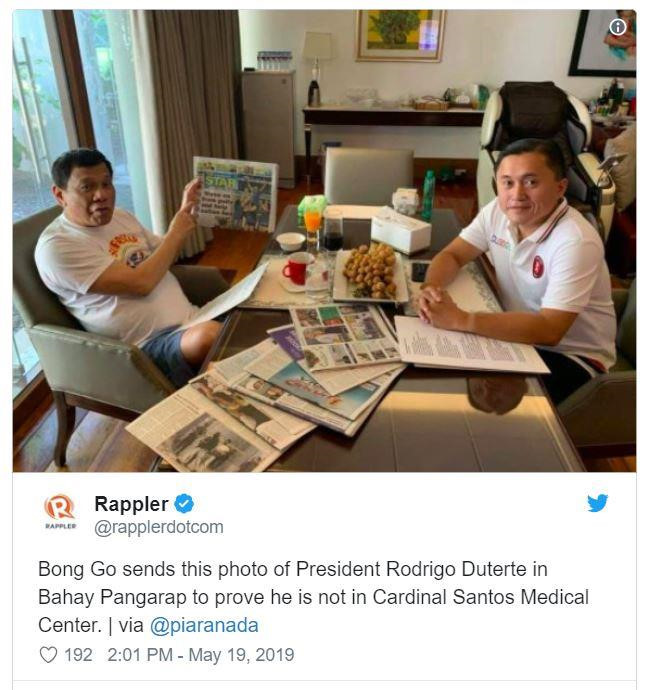 Một tuần không xuất hiện, TT Duterte lại thổi bùng tin đồn bệnh nặng