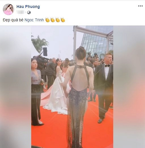 Ý kiến trái chiều của loạt sao Việt về bộ trang phục của Ngọc Trinh ở LHP Cannes 2019
