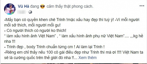 Ý kiến trái chiều của loạt sao Việt về bộ trang phục của Ngọc Trinh ở LHP Cannes 2019 - 12 Ý kiến trái chiều của loạt sao Việt về bộ trang phục của Ngọc Trinh ở LHP Cannes 2019 - 12