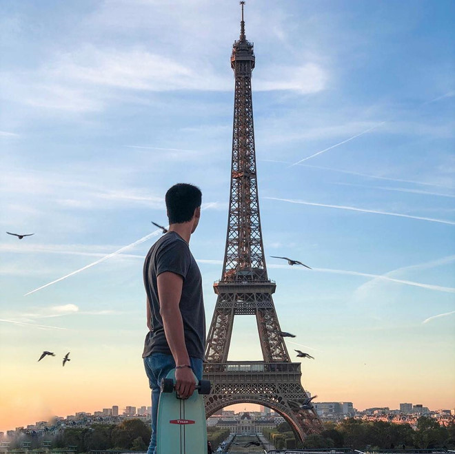 Hot boy lai Trung - Pháp cao 1,94 m, biết nói 4 thứ tiếng