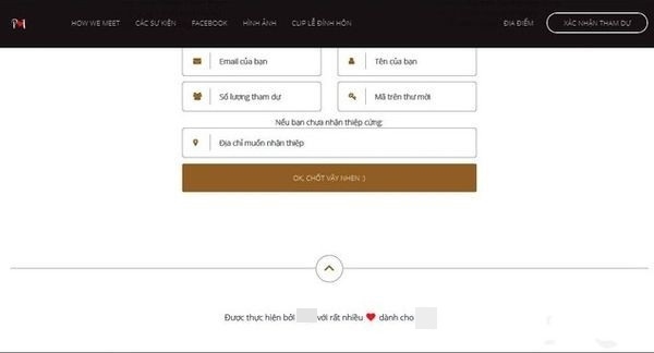 Mời cưới thời 4.0: Lập hẳn trang web để khách xác nhận tham dự, đính kèm luôn STK để gửi tiền mừng