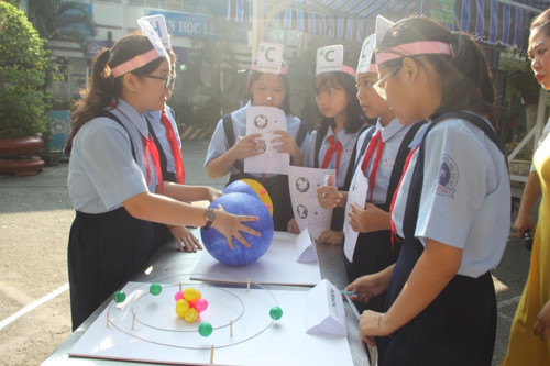 Học sinh hào hứng tiết học với công nghệ 4.0