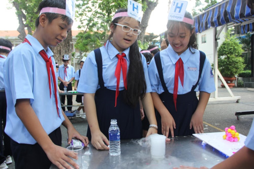 Học sinh hào hứng tiết học với công nghệ 4.0