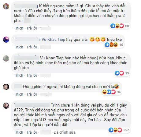 Siêu mẫu Vũ Thu Phương chỉ trích Ngọc Trinh làm nhục quốc thể, ông bầu Vũ Khắc Tiệp vào bênh rồi bị dập tơi tả