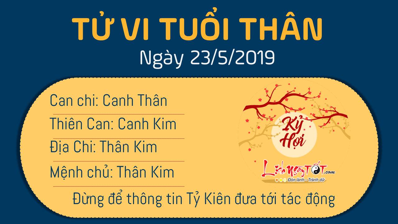 Tử vi thứ 5 ngày 23/5/2019 của 12 con giáp: Mão có cơ hội kiếm tiền, Thân dễ phát sinh mâu thuẫn