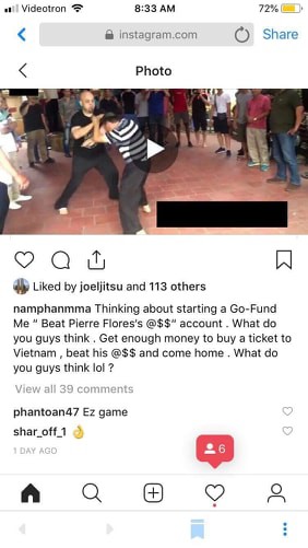 Flores lên tiếng đáp trả lời thách đấu ngạo mạn từ võ sĩ MMA người Mỹ gốc Việt